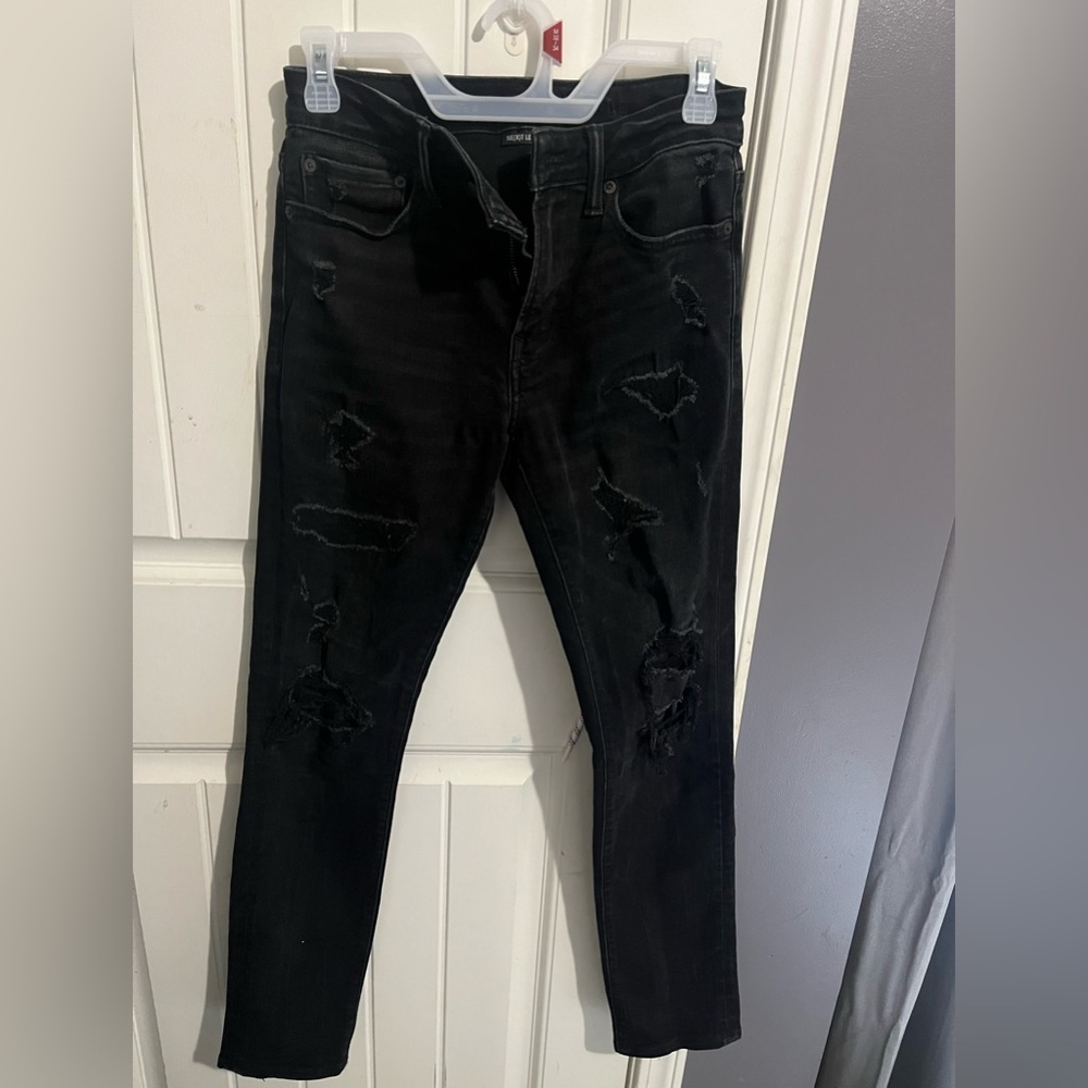 American eagle ripped black jeans